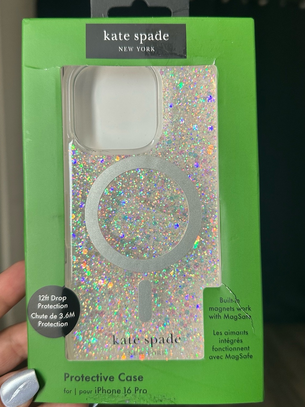 Kate Spade iPhone 16 PRO Protective Hardshell MagSafe Case - NWT